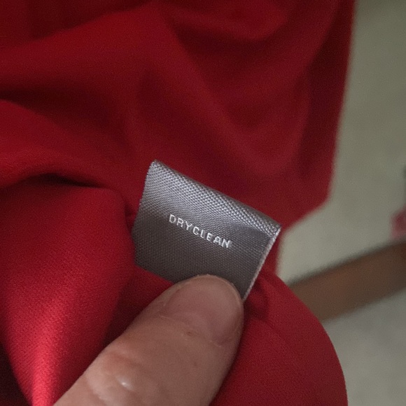 Donna Ricco Designer Red V-Neck Dress - size 6 - STUNNING! - Picture 5 of 6